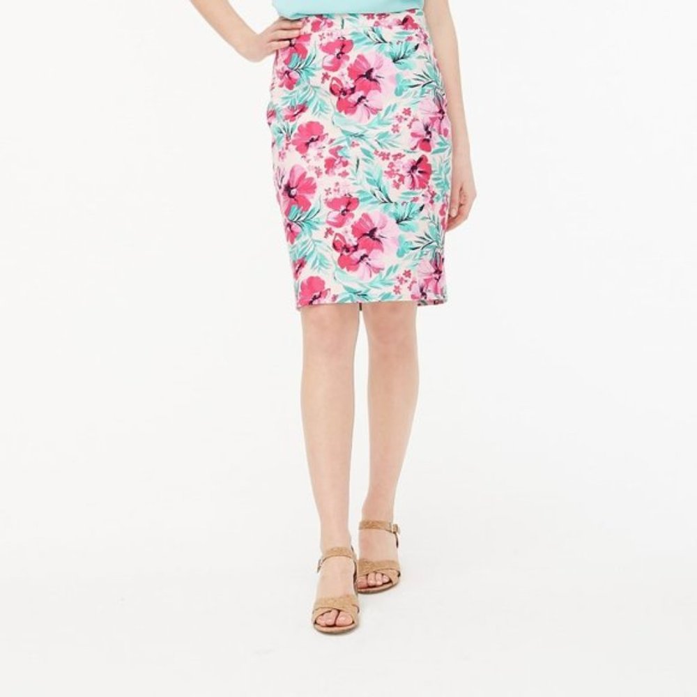 J.Crew Factory Basketweave Pencil Skirt size 6